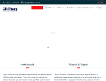 Tablet Screenshot of milteks.com.tr